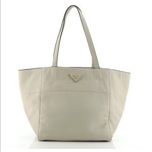 Prada Vitello Daino Square Bottom Tote
